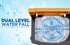 SA80DBFG | 8 KG Semi-Automatic Washing Machine (Black & Orange)